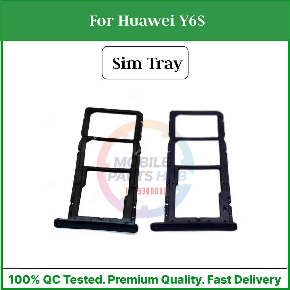 Huawei Y6s Nano Sim Card Tray Holder Sim Adaptor With Free Sim Ejector Pin Replacement Part Mobile Parts & Accessories Price in Bangladesh - Mobile.com.bd