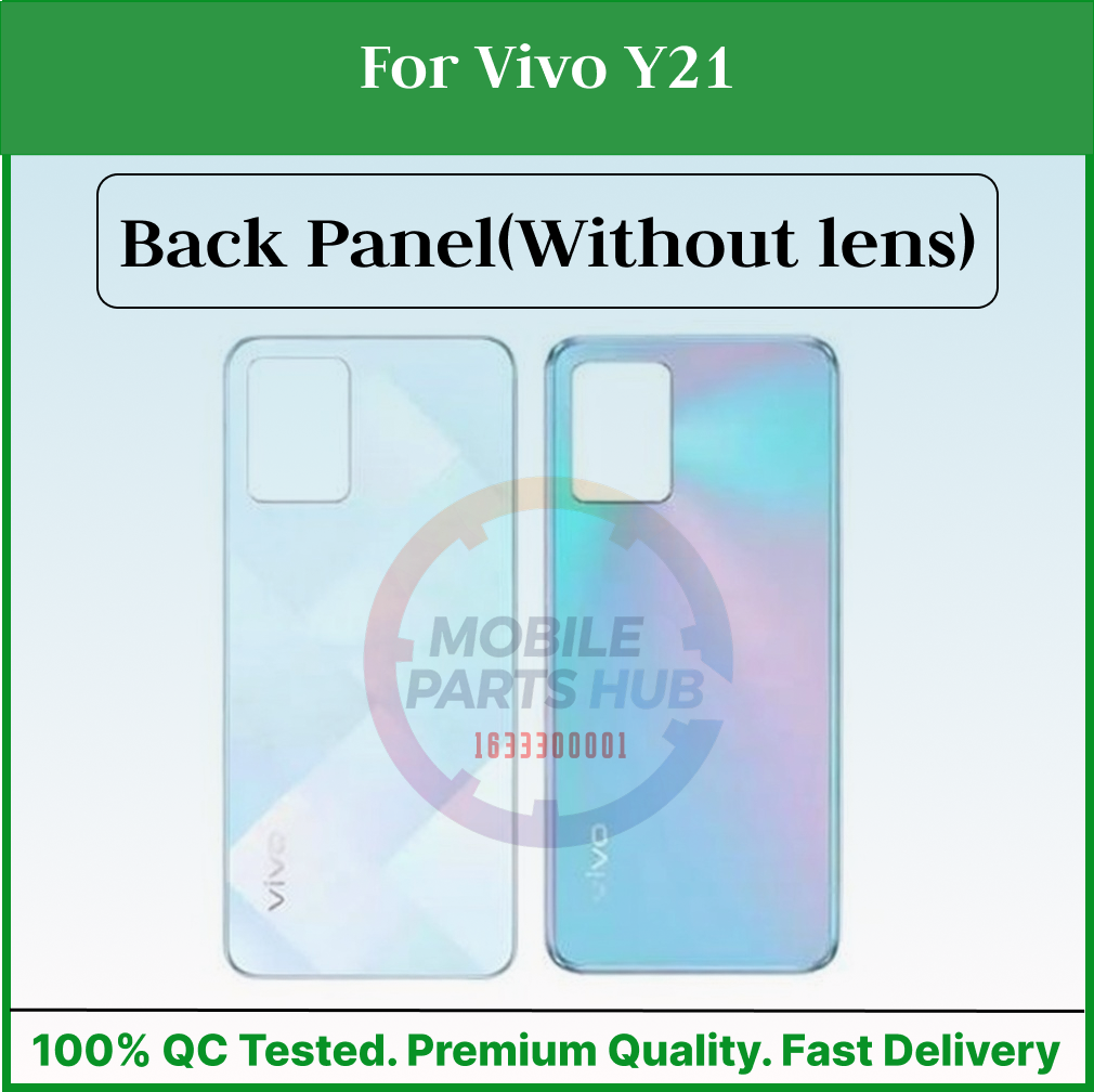 Compatible with Vivo Y21 Back Panel + Without Camera Glass Lens + Outside Key Replacement Part Mobile Parts & Accessories Price in Bangladesh - Mobile.com.bd