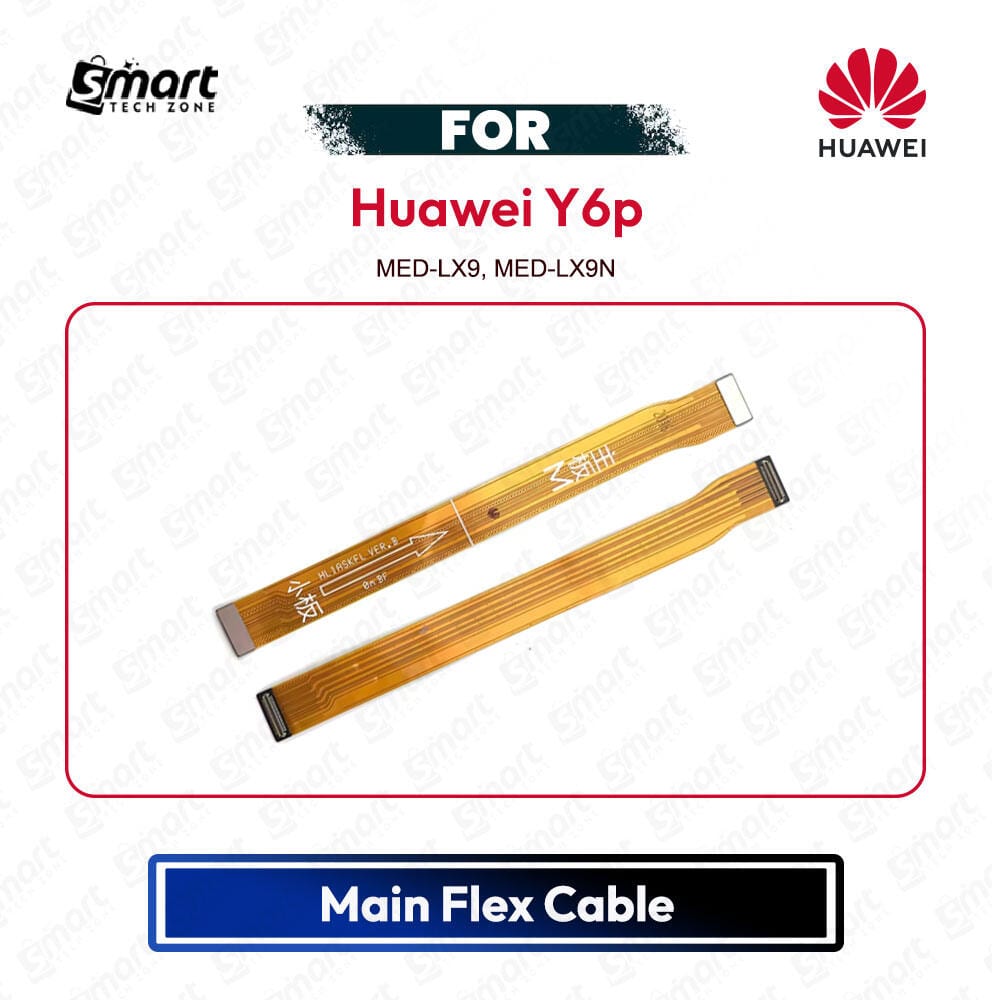 Huawei Y6p Main Board Motherboard Connector Flex Cable PCB Board Repair Spare Part Replacement | MED-LX9, MED-LX9N Flex Cable Ribbon Price in Bangladesh - Mobile.com.bd