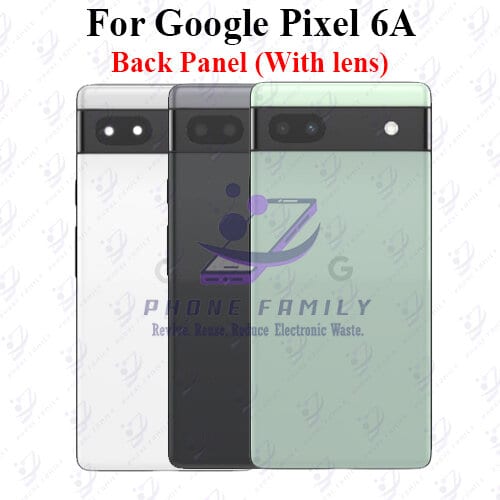 For Google Pixel 6A Back Panel/Backshell/ Casing + Camera lens + Side Button With Logo-All Colors Available Price in Bangladesh - Mobile.com.bd