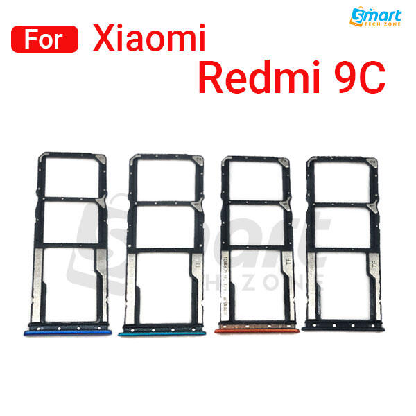 Xiaomi Redmi 9c Sim Tray Micro SD Card Slot with Sim Ejector Pin Replacement Part Replacement Parts Price in Bangladesh - Mobile.com.bd