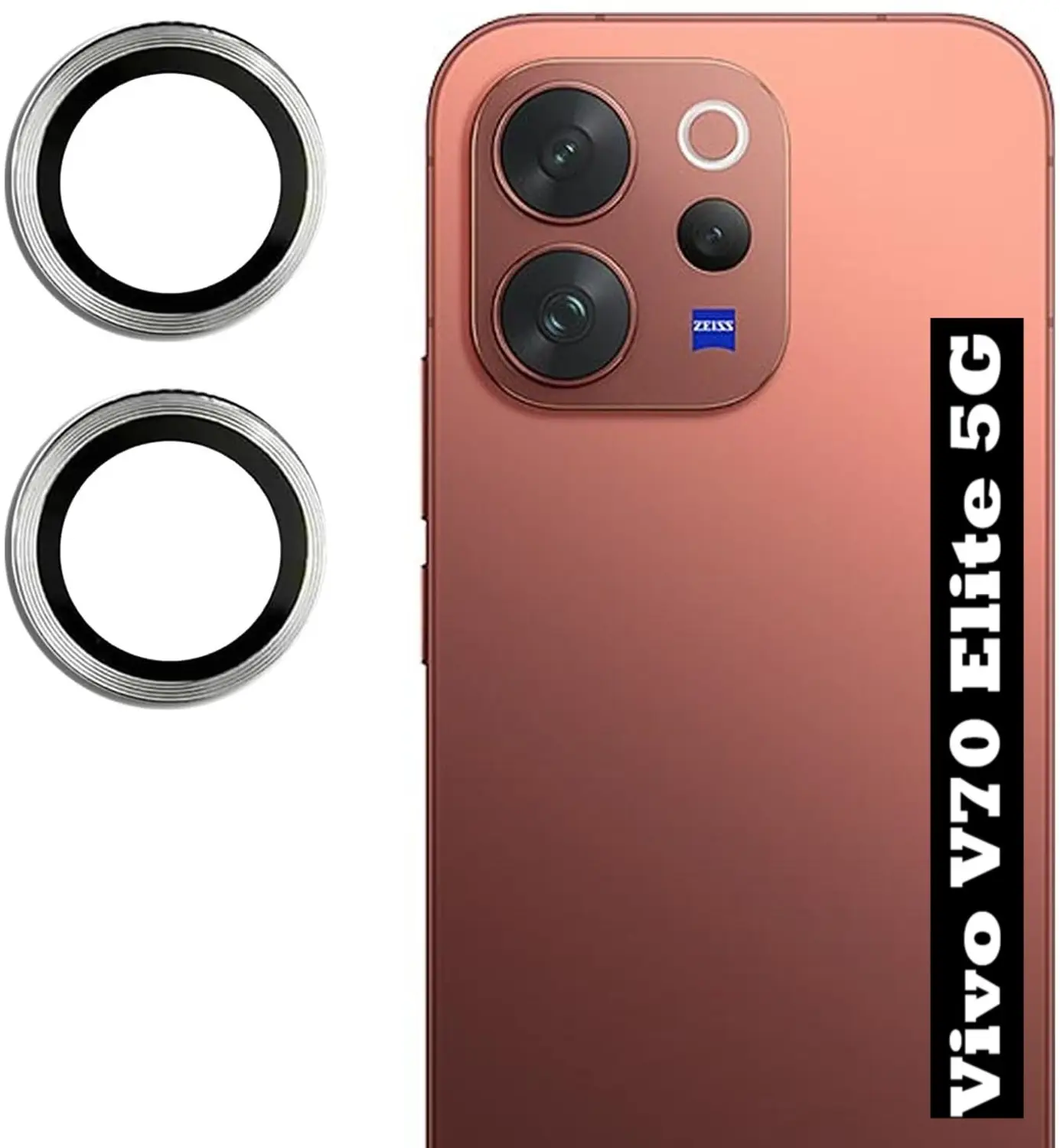 Vivo For Vivo V70/S60 Camera Protector WSKEN Metal Ring Tempered Glass Camera Lens Protector 100% Original Screen & Lens Protectors Price in Bangladesh - Mobile.com.bd