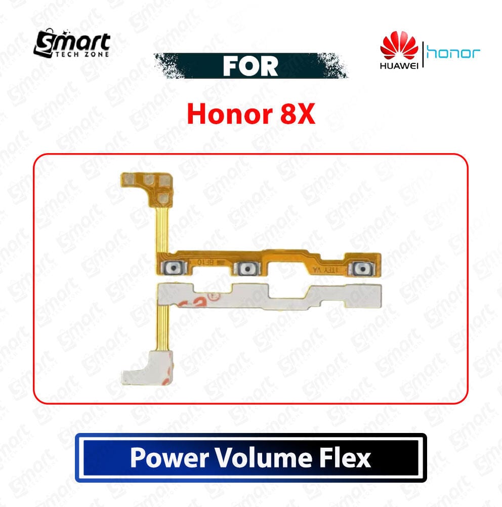 Honor 8X Power On Off Switch Button Side Volume Up Down Buttons Flex Cable Replacement Repair Spare Part - Price in Bangladesh