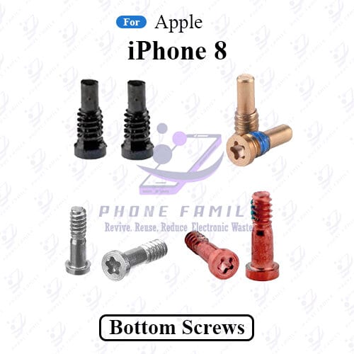 For Apple iPhone 8 New Bottom Screw Pentalobe Dock Connector Screw Replacemnt Parts Charging Logic Board Price in Bangladesh - Mobile.com.bd