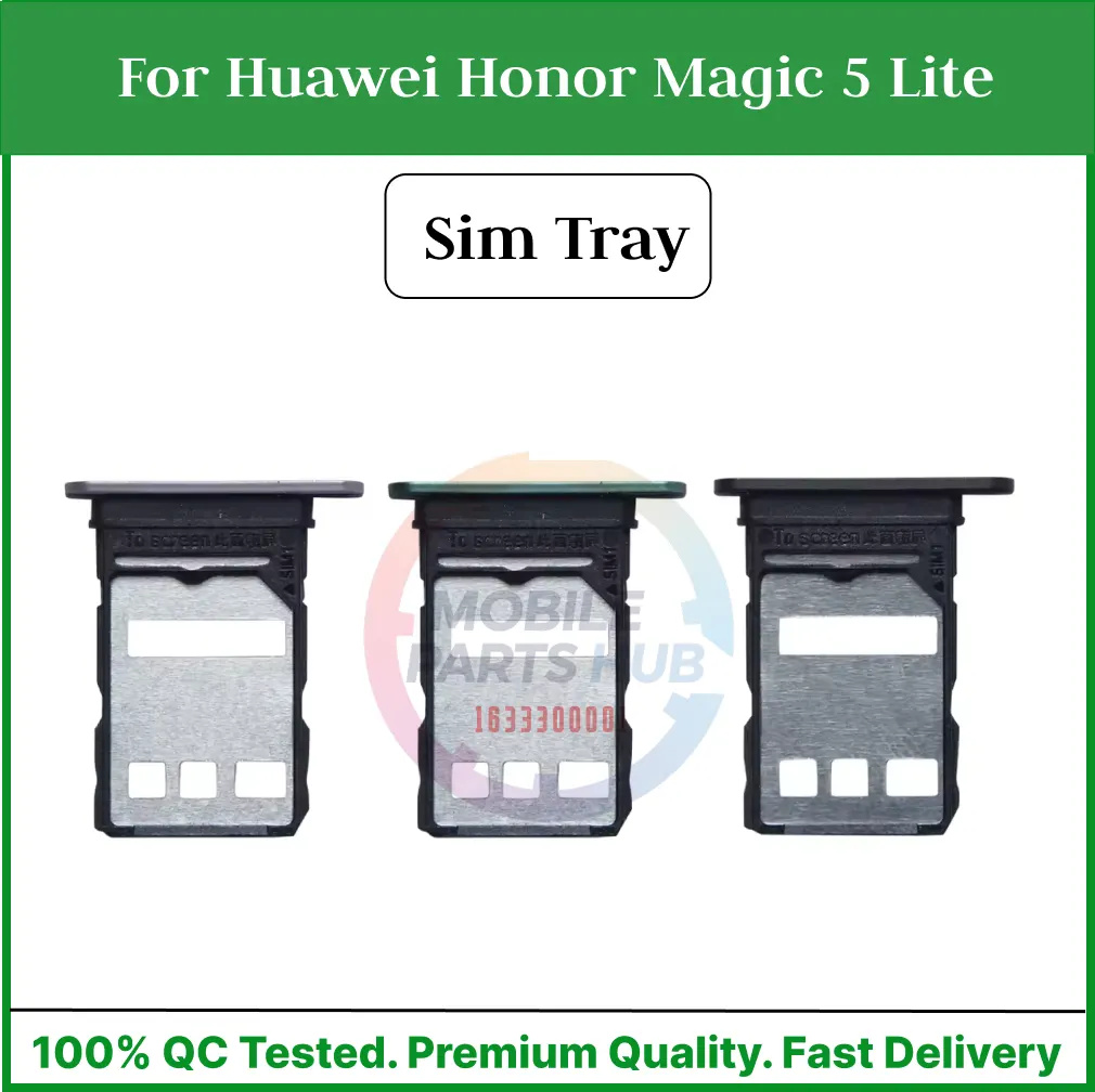 Huawei Honor Magic 5 Lite Sim Tray Micro SD Card Slot with Sim Ejector Pin Replacement Part Sim Trays & Ejector Pins Price in Bangladesh - Mobile.com.bd
