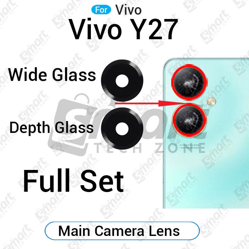 Vivo Camera Main Glass Lens for Vivo Y27 Replacement Part (Not Tempered Camera Glass Protector) Screen & Lens Protectors Price in Bangladesh - Mobile.com.bd