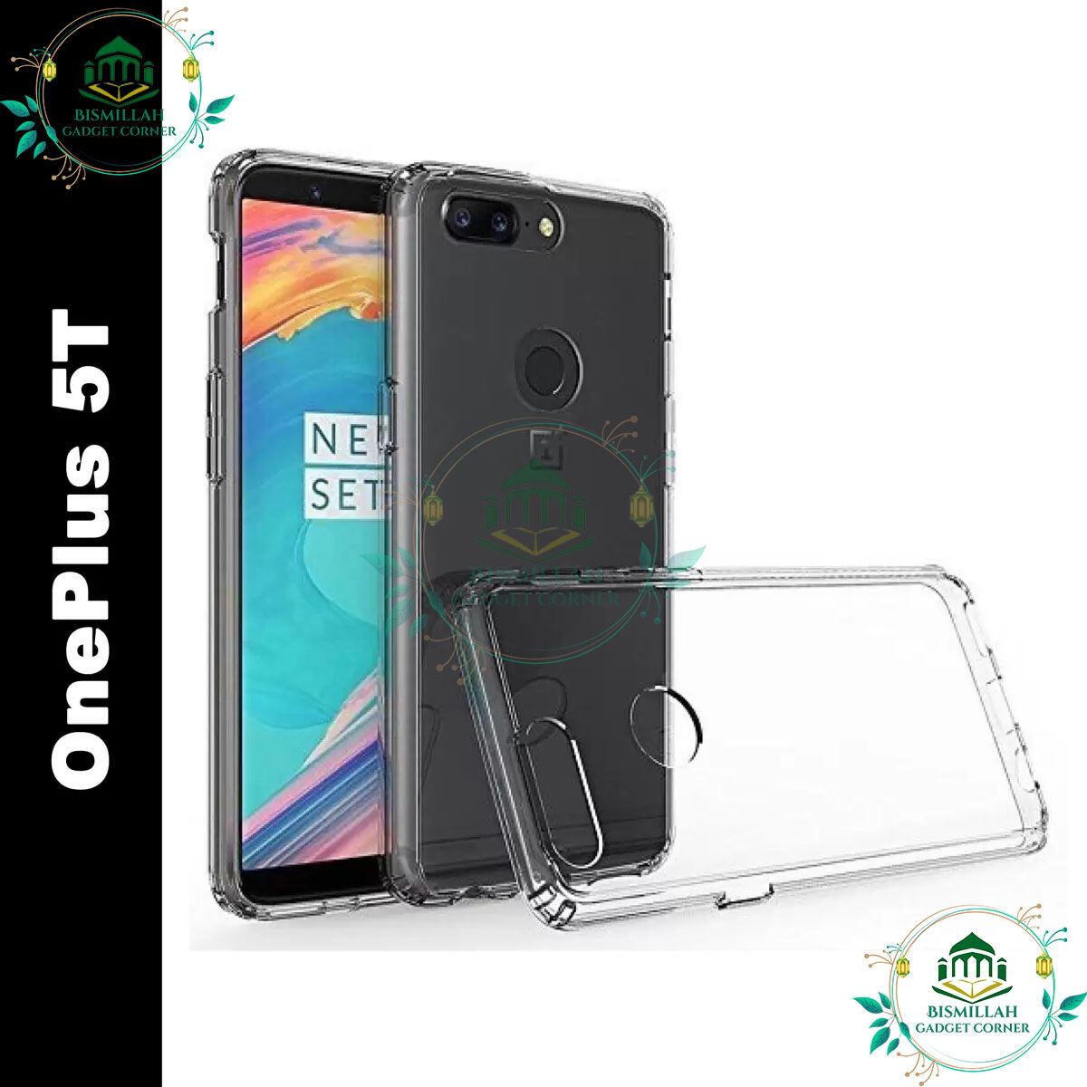 OnePlus Transparent back cover For OnePlus 5T Luxury transparent Protect Back Cover Soft Case Case & Cover Price in Bangladesh - Mobile.com.bd