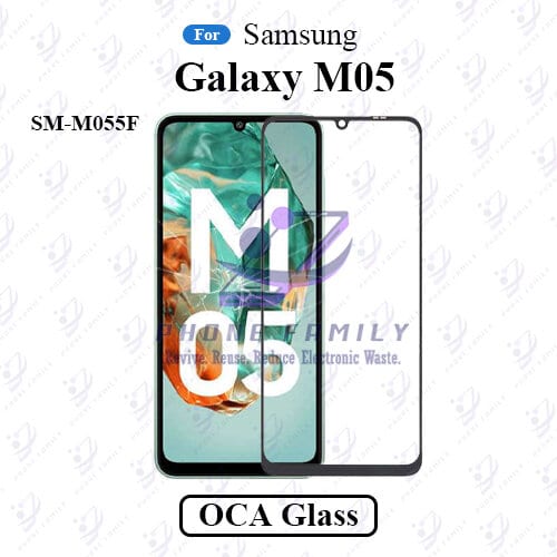 For Samsung Galaxy M05 SM-M055F LCD Display Touch Screen Front Glass Lens + Lamination OCA , Not Tempered Glass Protector Oca Glass Price in Bangladesh - Mobile.com.bd