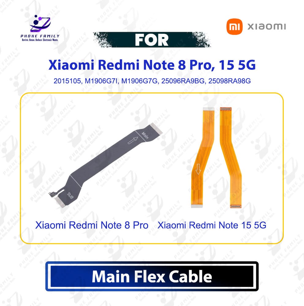 Xiaomi Redmi Note 8 Pro Note 15 5G Motherboard Connector Flex Cable Ribbon Main Board Flex Ribbon Cable Replacement Repair Part - Price in Bangladesh