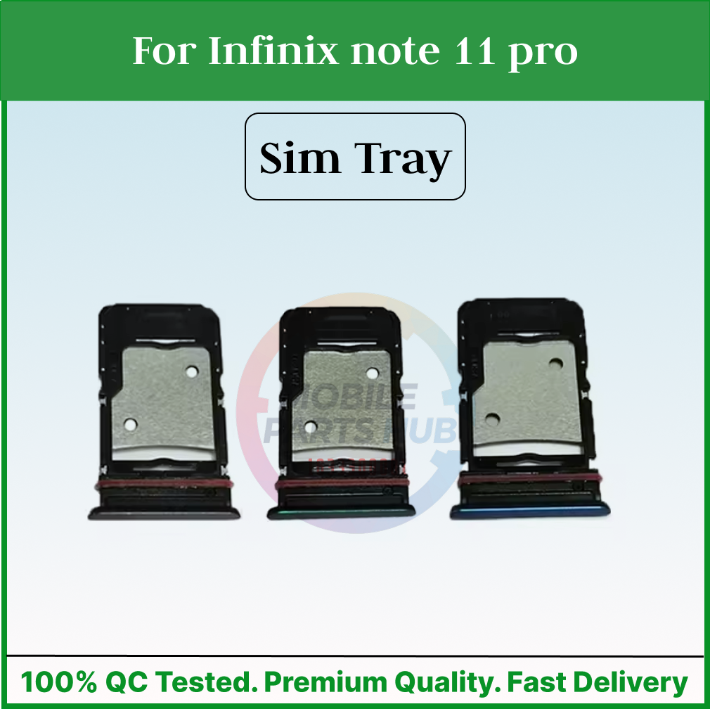 For Infinix note 11 pro Sim Tray Micro SD Card Slot with Sim Ejector Pin Replacement Parts Mobile Parts & Accessories Price in Bangladesh - Mobile.com.bd