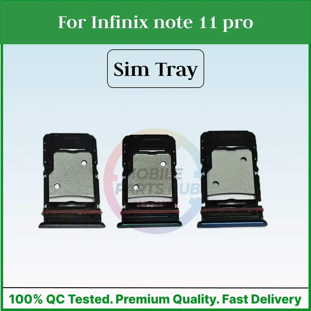 For Infinix note 11 pro Sim Tray Micro SD Card Slot with Sim Ejector Pin Replacement Parts Sim Trays & Ejector Pins Price in Bangladesh - Mobile.com.bd