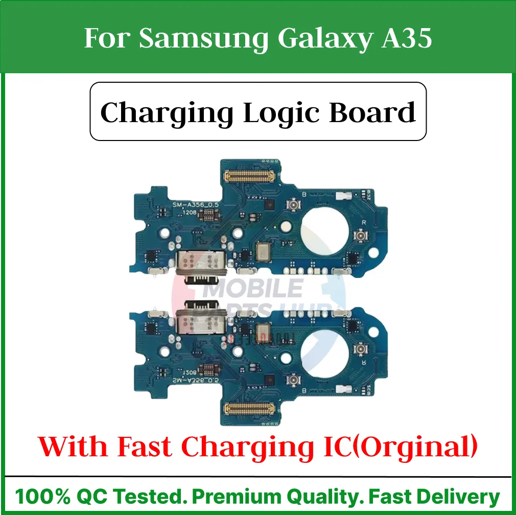 Charging Logic Board For Samsung Galaxy A35 Charging Port For USB Plug PCB Dock Connector Replacement Parts Charging Port Parts Price in Bangladesh - Mobile.com.bd