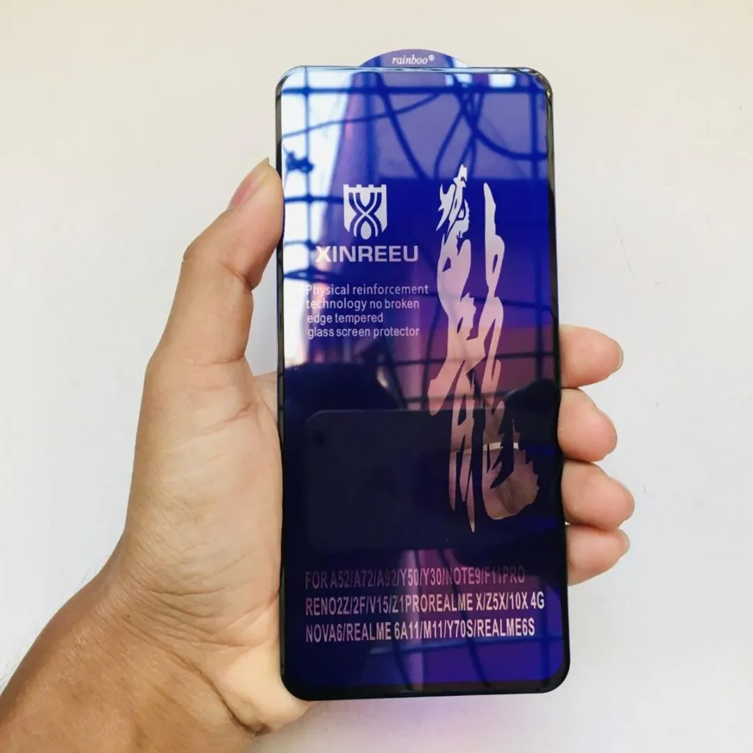 For Samsung A11 A52 A72 A92 M11 Rinbo 9H Tempered Glass Screen Protector Phone Cases & Covers Price in Bangladesh - Mobile.com.bd