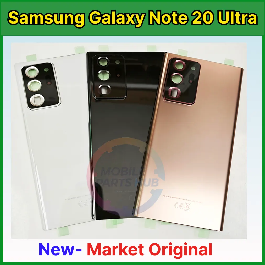 For Samsung Galaxy Note 20 Ultra Battery Back Cover Part ,BATTERY BACK PANEL GALAXY NOTE 20 ULTRA REPLACEMENT PART - Phone Back Cover - Price in Bangladesh