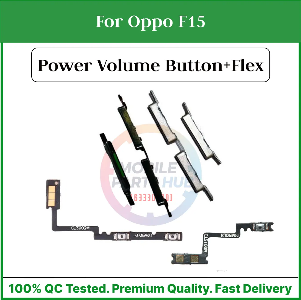 Oppo F15 Power on / off Switch Button Side Volume Up Down Buttons +Flex Cable Replacement Parts Flex Cables Price in Bangladesh - Mobile.com.bd