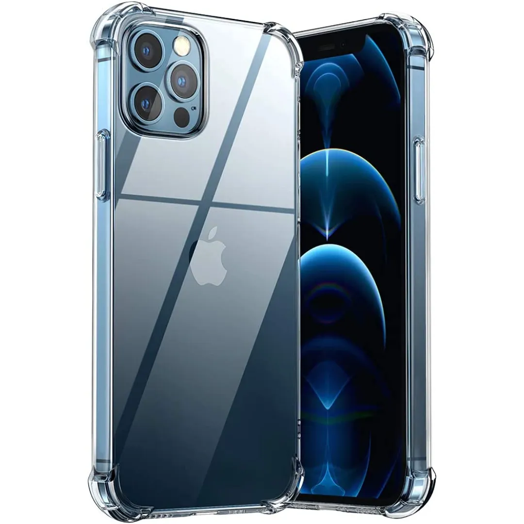 For Apple Iphone 12 Pro Max / Iphone 12 Pro / Iphone 12 Soft Transparent Cover