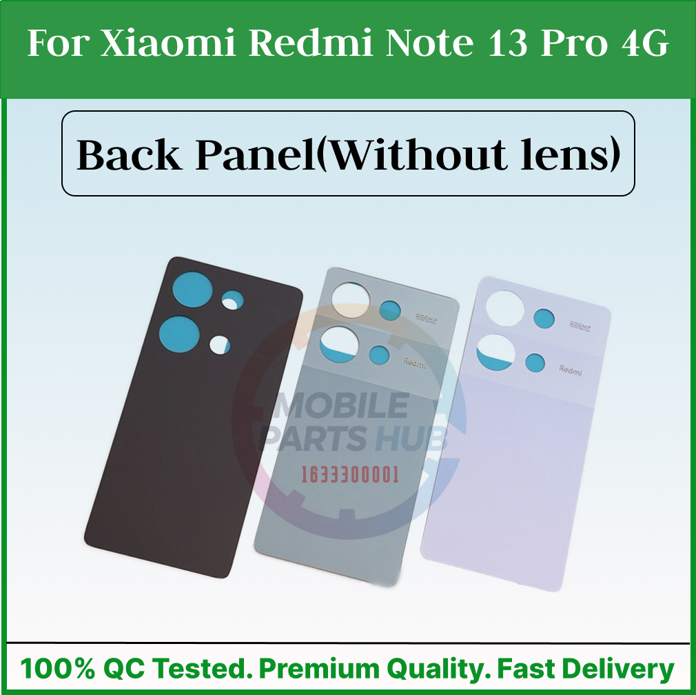 Xiaomi Redmi Note 13 Pro 4G Back Housing Frame / Back Panel / Backshell / Without Camera Glass Replacement Spare Parts Mobile Parts & Accessories Price in Bangladesh - Mobile.com.bd