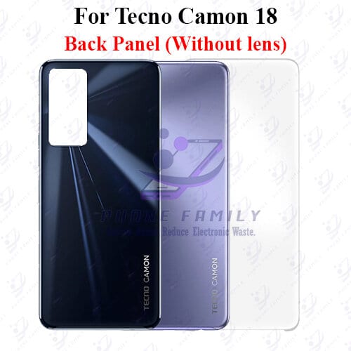 For Tecno Camon 18 Back Panel/Backshell/ Casing With Logo-All Colors Available Price in Bangladesh - Mobile.com.bd