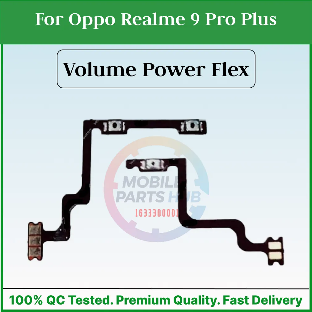 For Oppo Realme 9 Pro Plus Volume Power Flex Cable On Off Power Volume Switch Side Button Flex Ribbon Repair Parts Flex Cables Price in Bangladesh - Mobile.com.bd