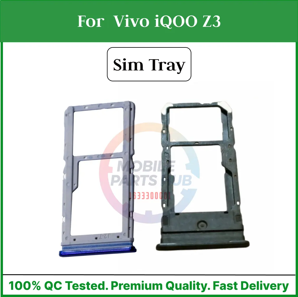 Vivo iQOO Z3 Sim Tray Micro SD Card Slot with Sim Ejector Pin Replacement Part Sim Trays & Ejector Pins Price in Bangladesh - Mobile.com.bd