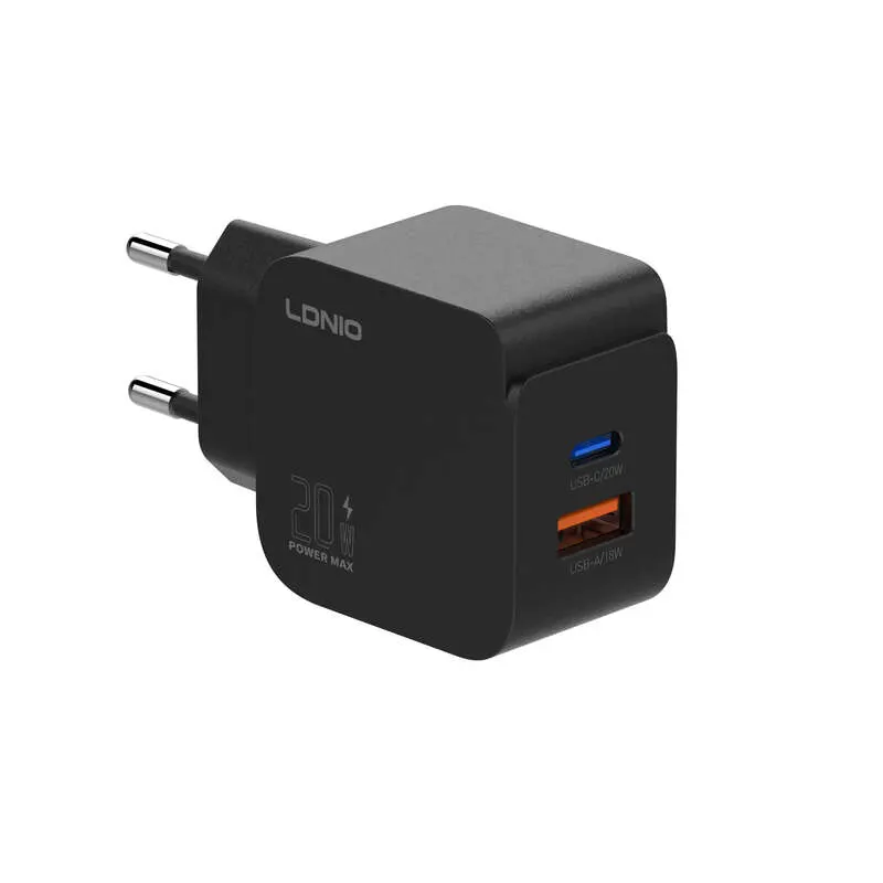 LDNIO Q1 20W USB-C/A Fast Charging EU Adapter - Price in Bangladesh