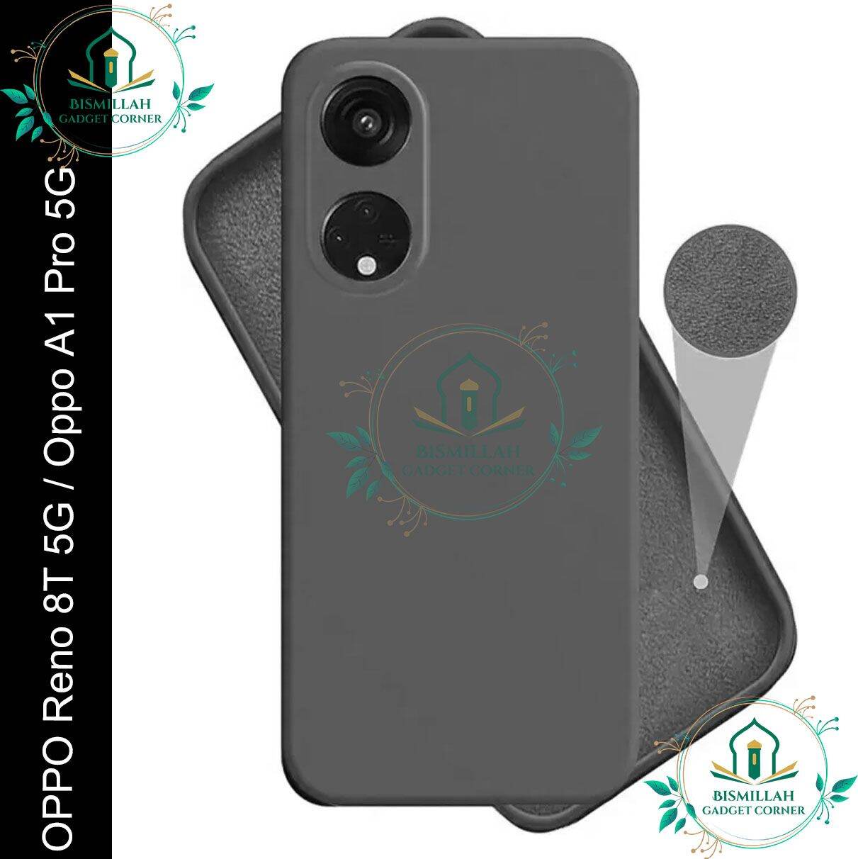 Premium Liquid Silicone Phone case for Oppo Reno8 T 5G / Oppo A1 Pro 5G Liquid Silicon Mobile Back Case Soft Silicone Phone Cover - Price in Bangladesh