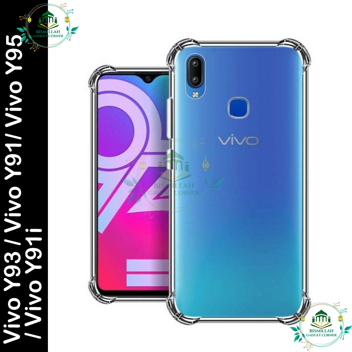 Vivo Transparent back cover For Vivo Y93 / Vivo Y91/ Vivo Y95 / Vivo Y91i Luxury transparent Protect Back Cover Soft Case Case & Cover Price in Bangladesh - Mobile.com.bd