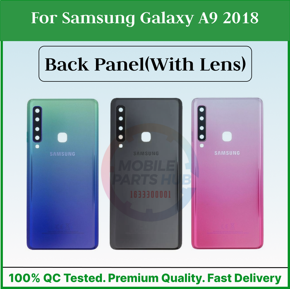 For Samsung Galaxy A9 2018 A920 Back Panel/Backshell/ Casing + Camera Lens With Logo-All Colors Available - Price in Bangladesh