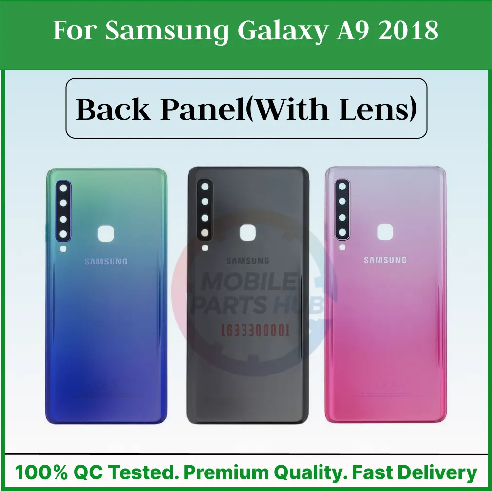 For Samsung Galaxy A9 2018 A920 Back Panel/Backshell/ Casing + Camera Lens With Logo-All Colors Available Back Panels & Housings Price in Bangladesh - Mobile.com.bd
