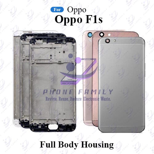 For Oppo F1s Full Body Housing With Camera Glass (LCD Frame, Side/Middle Frame, Back Panel/Backshell) - Price in Bangladesh