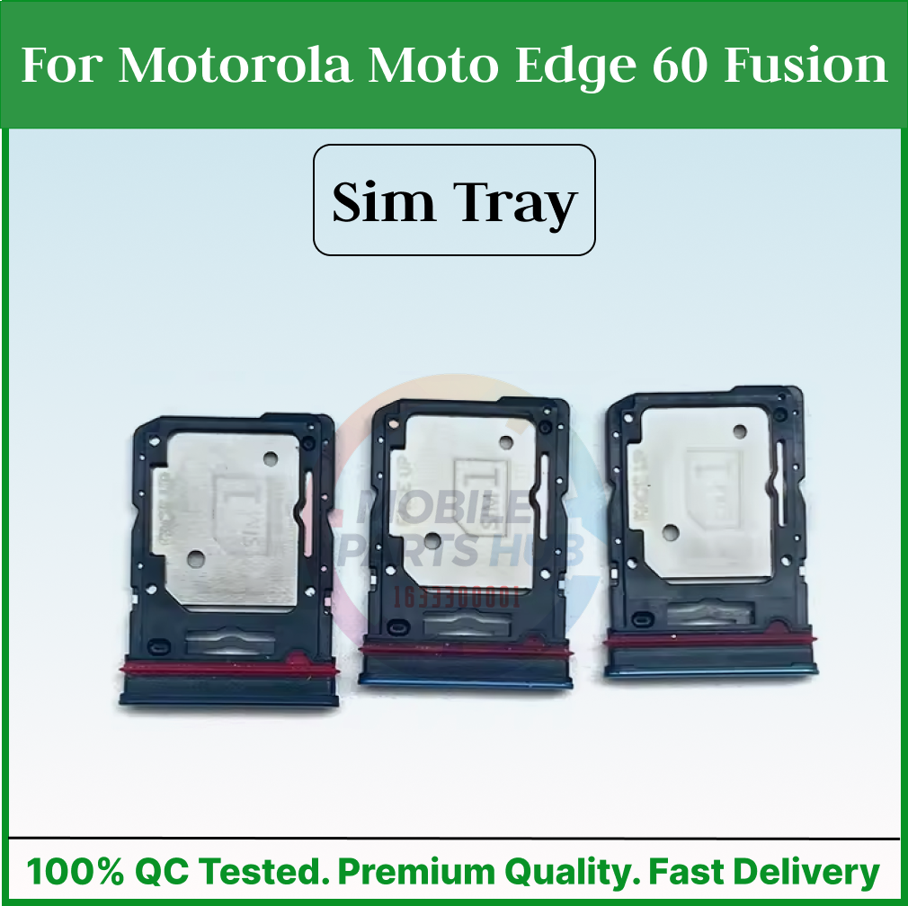 For Motorola Moto Edge 60 Fusion Sim Tray Micro SD Card Slot with Sim Ejector Pin Replacement Parts Mobile Parts & Accessories Price in Bangladesh - Mobile.com.bd