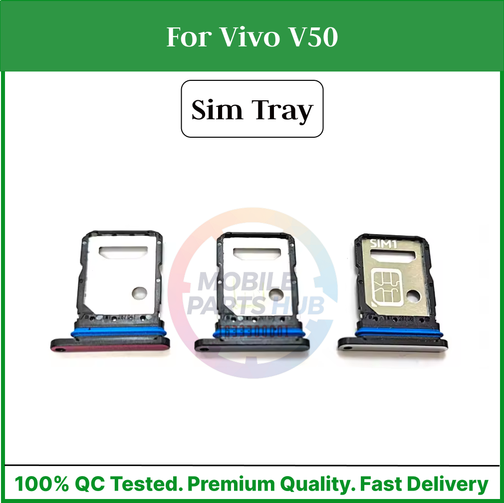 Vivo V50 Sim Tray Micro SD Card Slot with Sim Ejector Pin Replacement Part Mobile Parts & Accessories Price in Bangladesh - Mobile.com.bd