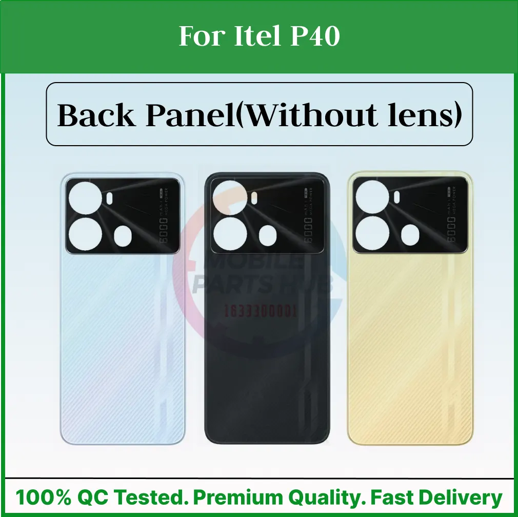 For Itel P40 Back Panel/Backshell/ Casing + Side Button With Logo-All Colors Available Back Panels & Housings Price in Bangladesh - Mobile.com.bd