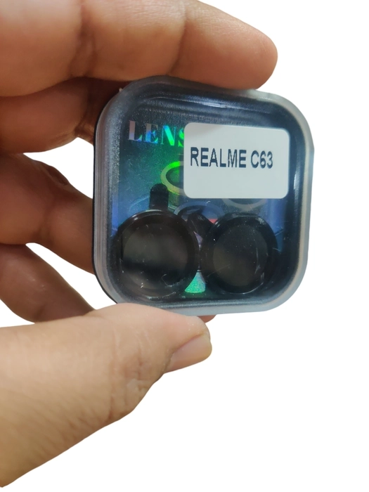 Realme For Realme C63 Camera Protector WSKEN Metal Ring Tempered Glass Camera Lens Protector 100% Original Screen & Lens Protectors Price in Bangladesh - Mobile.com.bd