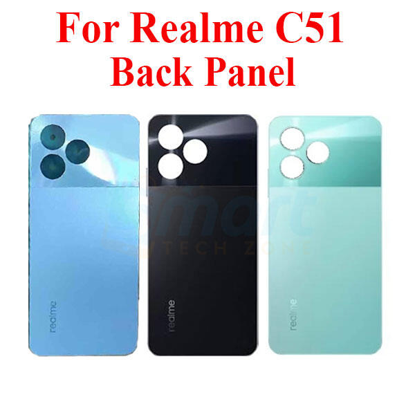 Realme C51 Back Panel/Backshell/ Casing + Without Camera Lens + Side Buttons With Logo-All Colors Available Replacement Parts Price in Bangladesh - Mobile.com.bd