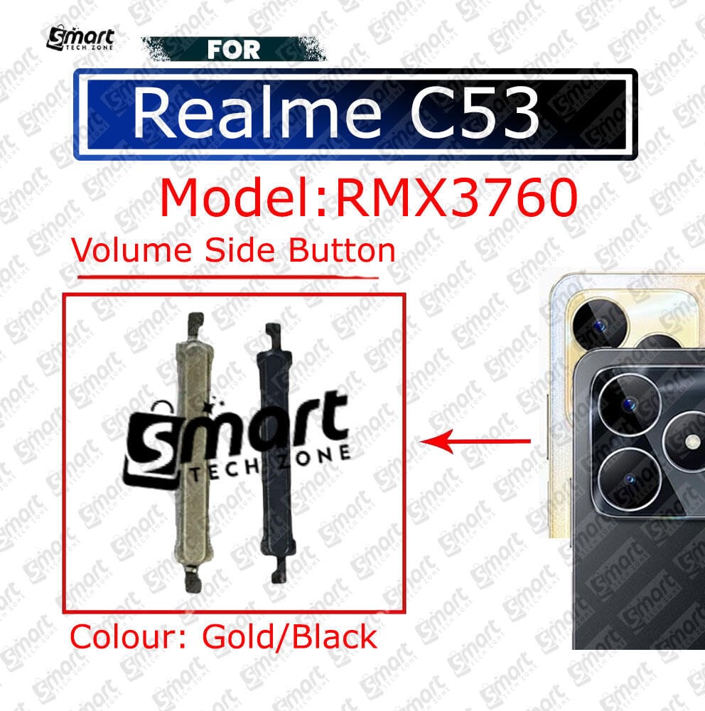 Realme C53 RMX3760 Side Volume Up Down Button Replacement External Volume Button Key Power Volume Flex Price in Bangladesh - Mobile.com.bd