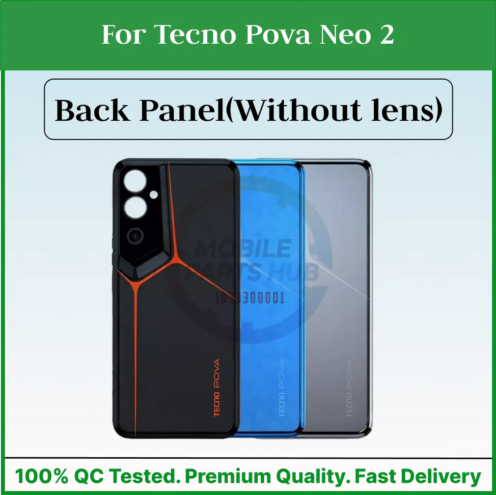 For Tecno Pova Neo 2 Back Panel/Backshell/ Casing Side Button With Logo-All Colors Available Back Panels & Housings Price in Bangladesh - Mobile.com.bd