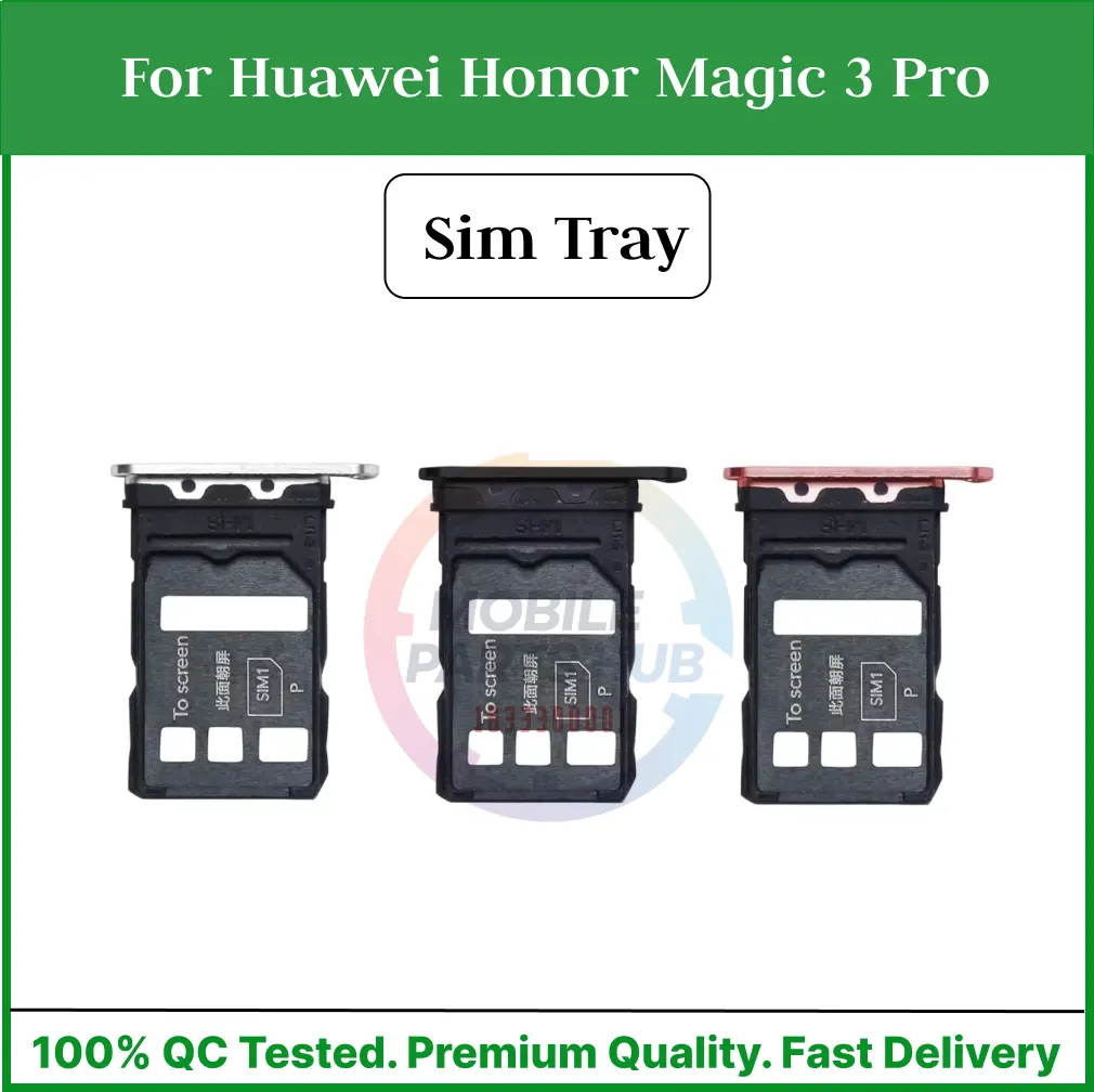 Huawei Honor Magic 3 Pro Sim Tray Micro SD Card Slot with Sim Ejector Pin Replacement Part Sim Trays & Ejector Pins Price in Bangladesh - Mobile.com.bd