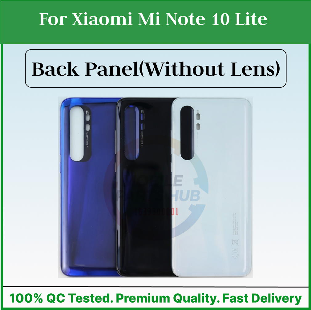 For Xiaomi Mi Note 10 Lite Back Panel/Backshell/ Casing With Logo-All Colors Available