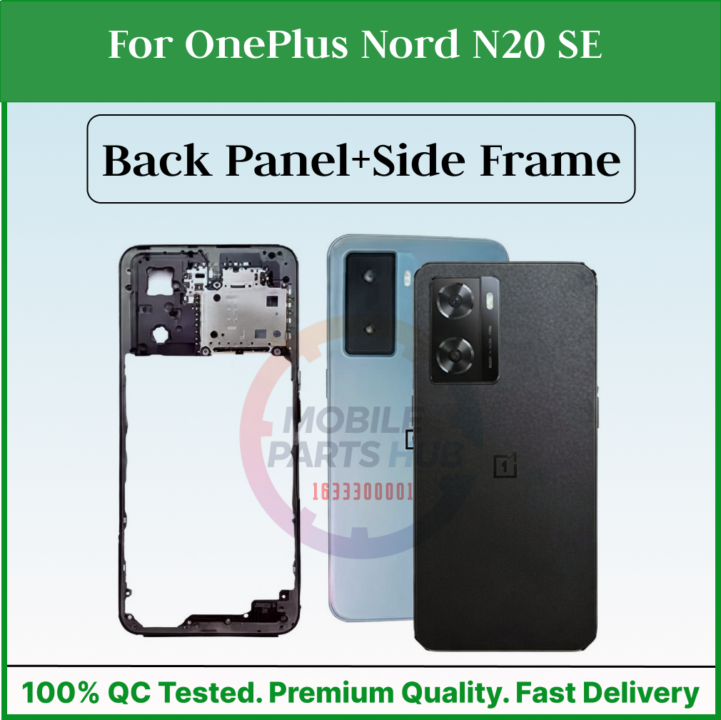 For OnePlus Nord N20 SE Full Body Housing (Side Frame + Back Panel With Camera Glass ) Mobile Parts & Accessories Price in Bangladesh - Mobile.com.bd