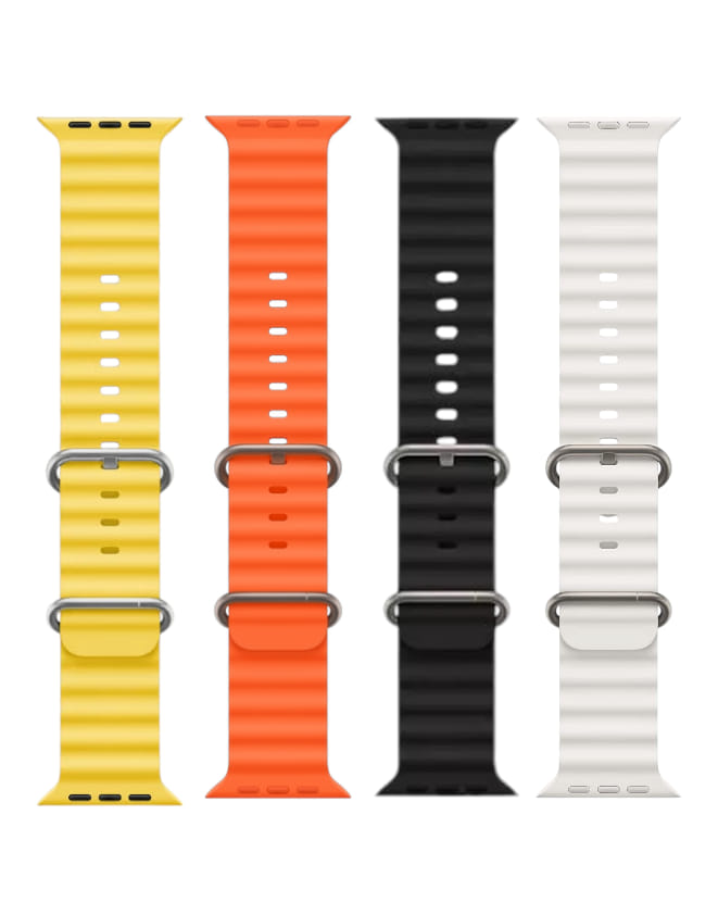 Premium Ocean Band Compatible with for Apple Watch Band 42mm 44mm 45mm 49mm for Women Men, Adjustable Loop Silicone Waterproof Sport Strap for iWatch Series Ultra/8/7/6/5/4/3 ( - Price in Bangladesh