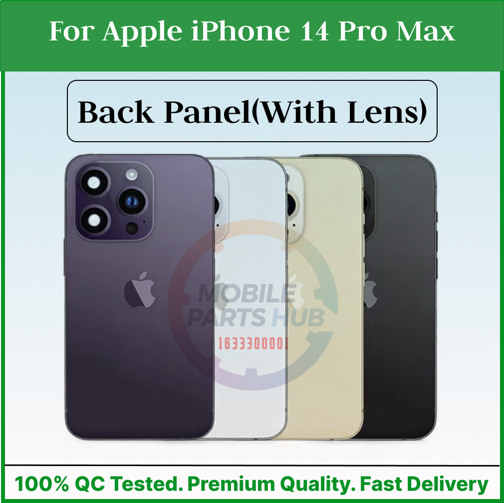 For Apple iPhone 14 Pro Max Back Panel/Backshell/ Casing + Camera Lens +Side Button With Logo-All Colors Available Mobile Parts & Accessories Price in Bangladesh - Mobile.com.bd