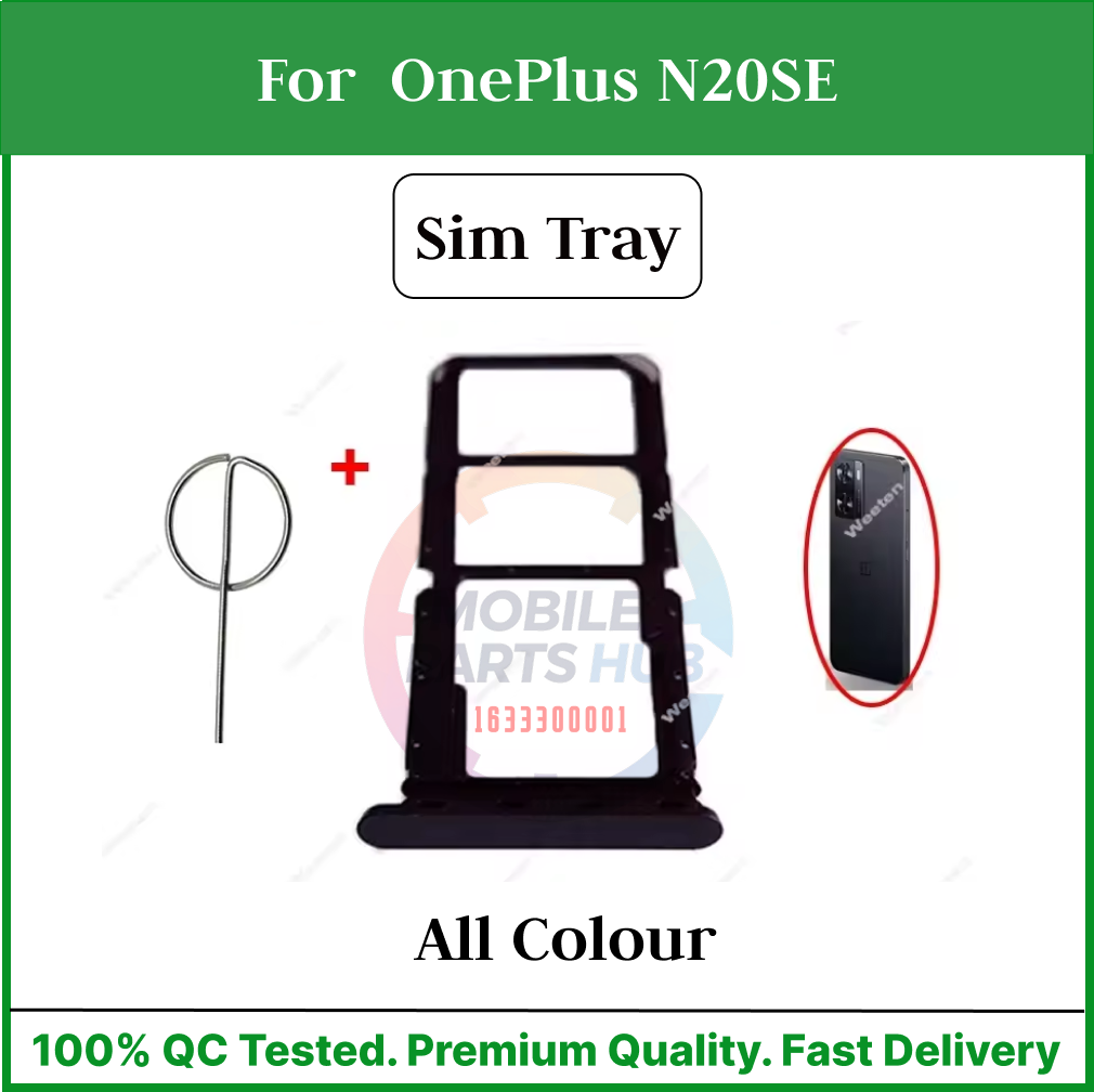 OnePlus N20SE  Sim Tray Micro SD Card Slot with Sim Ejector Pin Replacement Part Mobile Parts & Accessories Price in Bangladesh - Mobile.com.bd