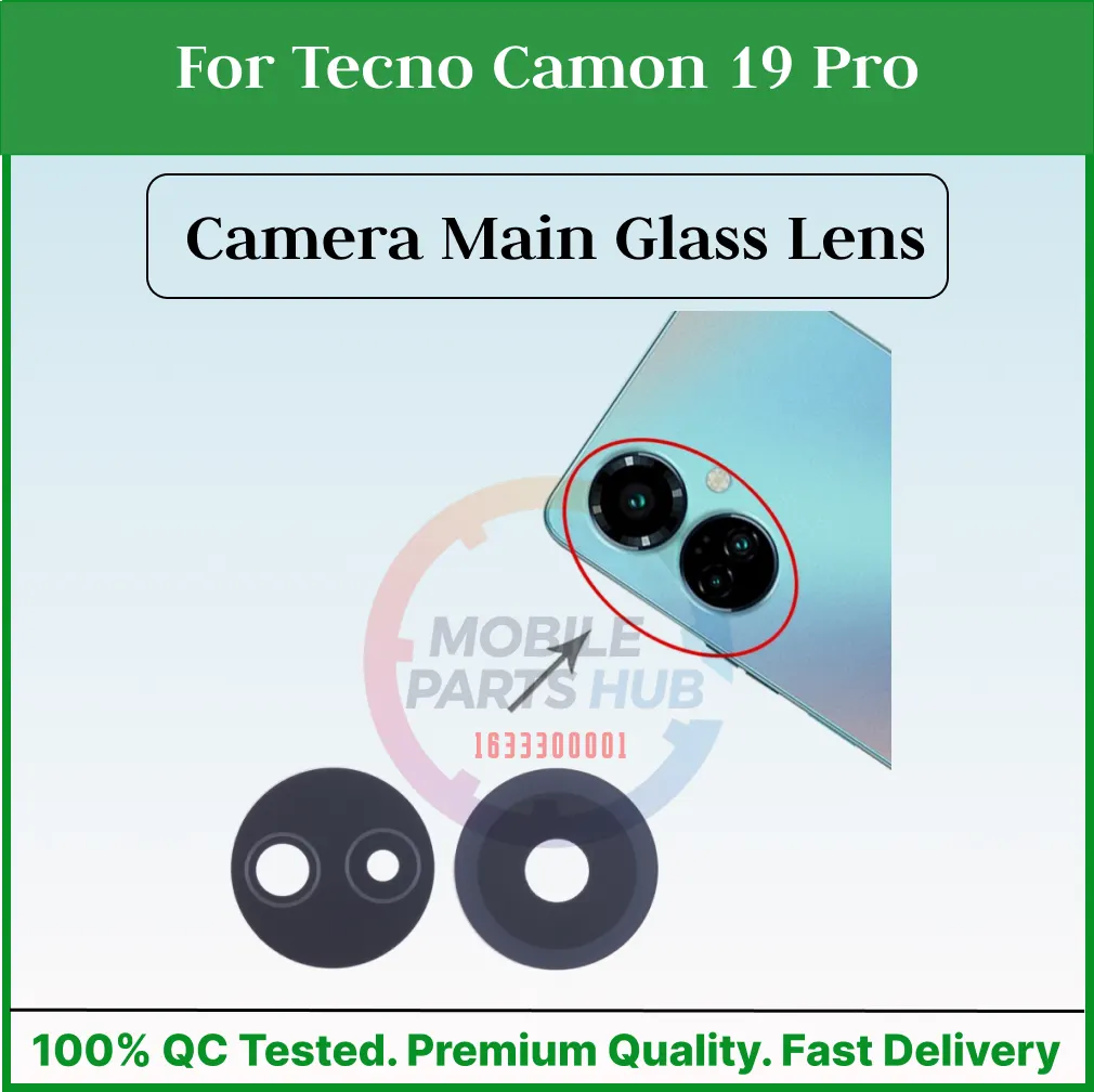 For Tecno Camon 19 Pro Camera Main Glass Lens Replacement Part Mobile Parts & Accessories Price in Bangladesh - Mobile.com.bd