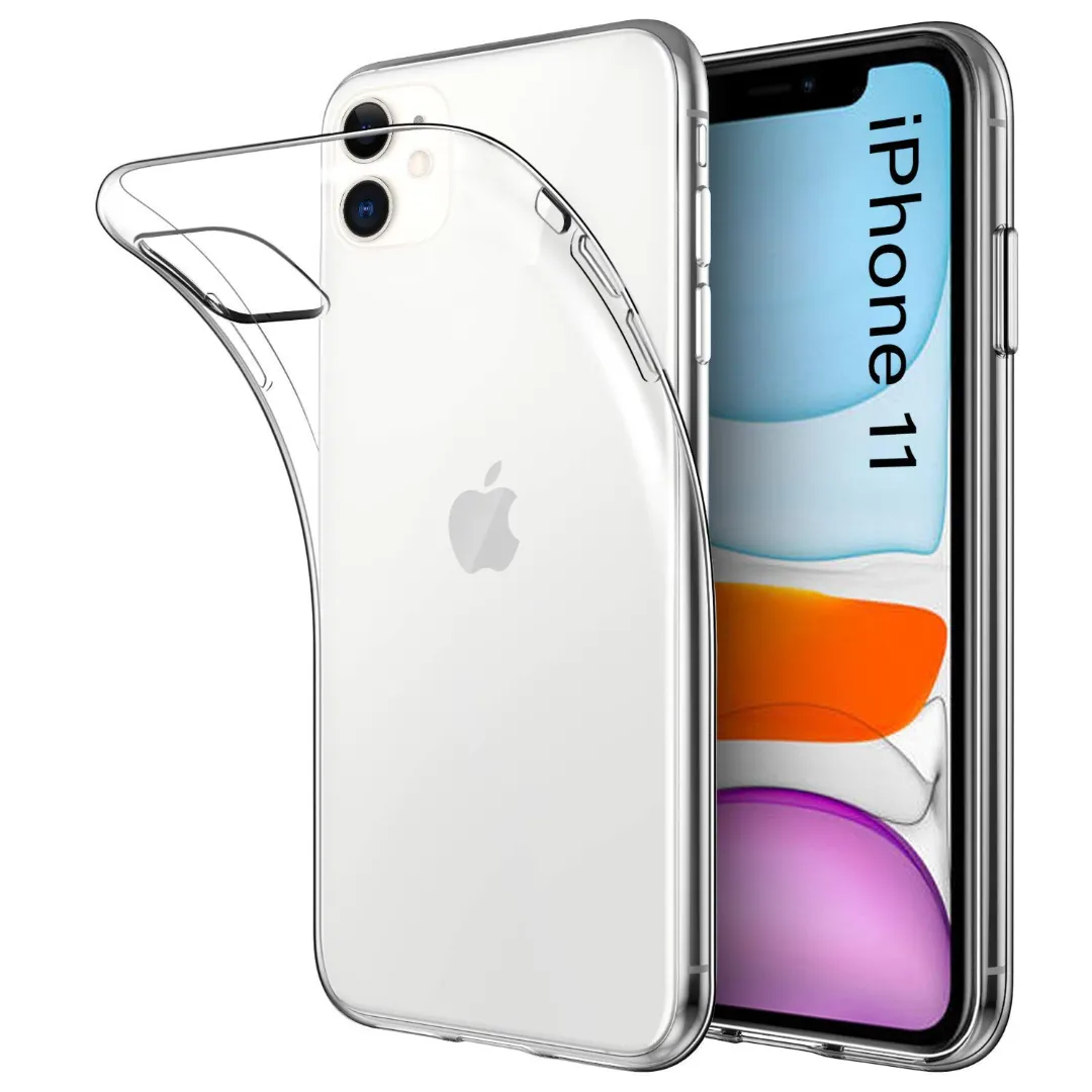 For Apple Iphone 11 / 11 Pro / 11 Pro Max Case Slim Fit Soft Clear Tpu Shockproof Shell Protective Cover For Apple Iphone Phone Cases & Covers Price in Bangladesh - Mobile.com.bd