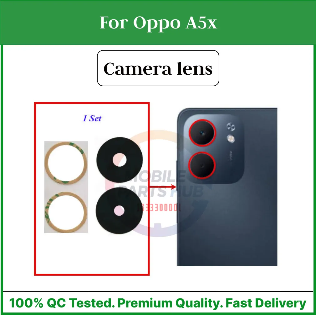 Camera Main Glass Lens for Oppo A5x Replacement Part (Not Tempered Camera Glass Protector) - Price in Bangladesh