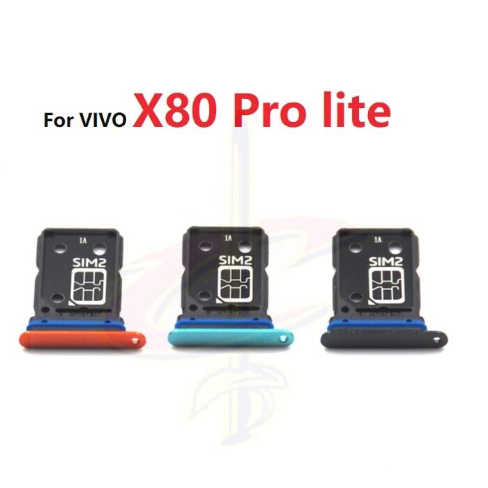 Vivo X80 X80 Pro X80 Pro Lite Sim Tray Micro SD Card Slot with Sim Ejector Pin Replacement Part Replacement Parts Price in Bangladesh - Mobile.com.bd