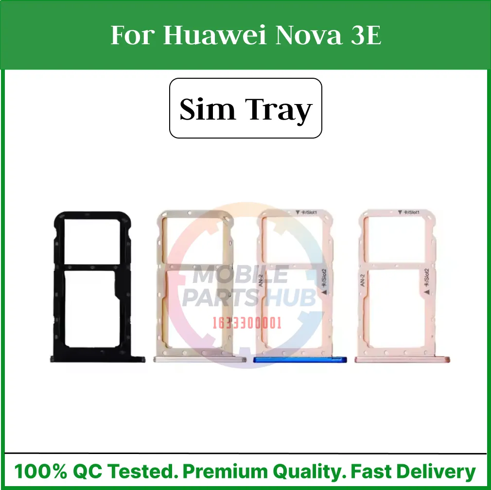 For Huawei Nova 3E Sim Tray Micro SD Card Slot with Sim Ejector Pin Replacement Parts Sim Trays & Ejector Pins Price in Bangladesh - Mobile.com.bd