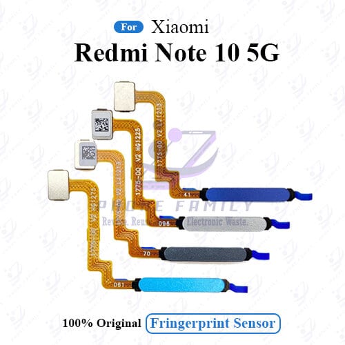 For Xiaomi Redmi Note 10 5G Fingerprint Sensor with Flex Cable - Price in Bangladesh