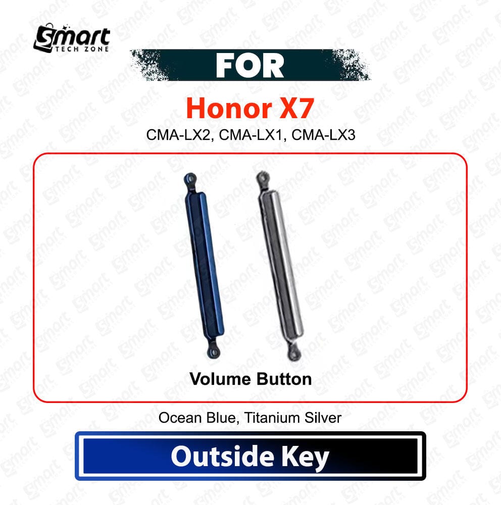 Honor X7 Volume Plastic Button | Volume Outer Button / side key Replacement | High Quality Spare Part Power Volume Flex Price in Bangladesh - Mobile.com.bd